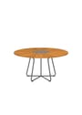 HOUE - Záhradný stôl - Circle Dining Table - Table top: Bamboo/Granite / Frame: Grey aluminum - Ø110