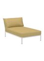 HOUE - Garden sofa - LEVEL 2 / Chaiselong - Scarlet/Muted White