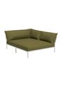HOUE - Garden sofa - LEVEL 2 / Right Cozy Corner - Scarlet/Muted White