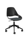 HOUE - Bureaustoel - FALK Chair / 5 Star with Castors - Black