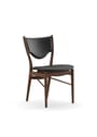 House of Finn Juhl - Spisebordsstol - 46 Chair / By Finn Juhl - Dark Oiled Oak / Black Prestige Leather