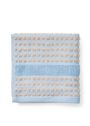 JUNA - Towel - Check Face Cloth - Blue