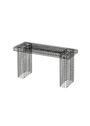 Kalager Design - Penkki - Wire Bench - Rustic Grey