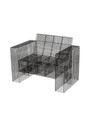 Kalager Design - Loungestol - Wire Loungechair - Rustic Grey