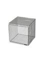 Kalager Design - Mesa auxiliar - Wire Cubic - Rustic Grey