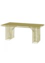 Kalager Design - Mesa de comedor - High Table w. Top Plate - Rustic Grey