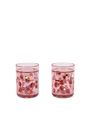 Konges Sløjd - Children's cup - 2 Pack Glitter Cups - Cherry