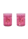 Konges Sløjd - Taza para niños - 2 Pack Glitter Cups - Cherry