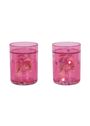 Konges Sløjd - Dětský pohár - 2 Pack Glitter Cups - Cherry