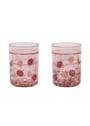 Konges Sløjd - Children's cup - 2 Pack Glitter Cups - Cherry