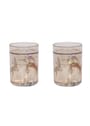 Konges Sløjd - Tazza per bambini - 2 Pack Glitter Cups - Cherry