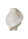 Louise Roe - Wazon - Caramic Pirout vase - Raw White