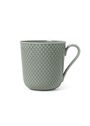 Lyngby Porcelain - Mug - Rhombe - Krus med hank - Green