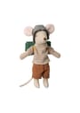 Maileg - Jouets - Hiking Mouse - Big Brother - Grey