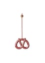 Maileg - Christmas tree decorations - Metal Ornament red - Tromme classic - small