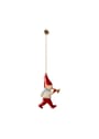 Maileg - Christmas tree decorations - Metal Ornament red - Tromme classic - small