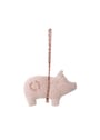 Maileg - Ozdoby na vianočný stromček - Pig Ornament - Gris neutral striber