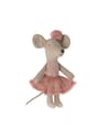 Maileg - Lelut - Ballerina mouse, Little sister - Off white