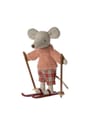 Maileg - Spielzeug - Winter mouse with ski set - Big Sister Rose