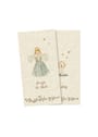 Maileg - Papierserviette - Napkin, Ange de noël - White - Small