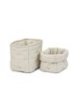 MarMar Copenhagen - Cajas de almacenamiento - Nursery Storage Bags - Gentle White