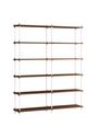 MOEBE - Étagère - Shelving system - S.85.1.A - Oak / Warm Grey