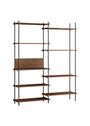 MOEBE - Étagère - Shelving system - S.200.2.A - Oak / Black