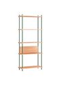 MOEBE - Étagère - Shelving system - S.200.1.A - Oak / Warm Grey