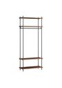 MOEBE - Kirjahylly - Shelving system - S.200.1.F - Oak / Warm Grey