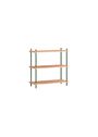 MOEBE - Kirjahylly - Shelving system - S.85.1.A - Black / Black