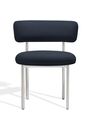 Møbel Copenhagen - Ruokailutuoli - Font Dining Chair - Black with a hint of Blue Remix 196 - Black Frame