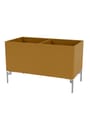 Montana - Storage boxes - Colour Box III – S4162 - With Chrome Legs - Acacia
