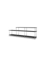 Montana - Shelving system - Montana Free 111220 - Frame: 44c Chrome - 167 Ruby