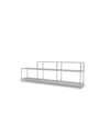 Montana - Shelving system - Montana Free 111220 - Frame: 44c Chrome - 167 Ruby