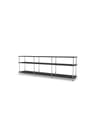 Montana - Sistema di scaffalature - Montana Free 111222 - Frame: 44c-chrome - 167 Ruby