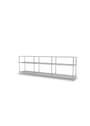 Montana - Shelving system - Montana Free 111222 - Frame: 44c-chrome - 167 Ruby