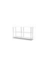 Montana - Shelving system - Montana Free 220000 - Frame: 44c Chrome - 167 Ruby