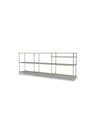 Montana - Shelving system - Montana Free 222100 - Frame: 44c-chrome - 167 Ruby