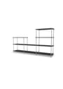 Montana - Shelving system - Montana Free 312000 - Frame: 44c Chrome - 167 Ruby