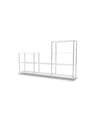 Montana - Shelving system - Montana Free 312000 - Frame: 44c Chrome - 167 Ruby