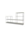 Montana - Shelving system - Montana Free 312000 - Frame: 44c Chrome - 167 Ruby