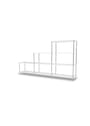 Montana - Shelving system - Montana Free 321000 - Frame: 44c Chrome - 167 Ruby