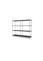 Montana - Shelving system - Montana Free 330000 - Frame: 44c-chrome - 167 Ruby