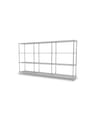 Montana - Shelving system - Montana Free 333000 - Frame: 44c Chrome - 167 Ruby