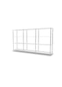 Montana - Shelving system - Montana Free 333000 - Frame: 44c Chrome - 167 Ruby