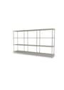 Montana - Shelving system - Montana Free 333000 - Frame: 44c Chrome - 167 Ruby