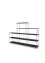 Montana - Shelving system - Montana Free 342000 - Frame: 44c Chrome - 167 Ruby