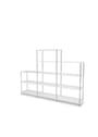 Montana - Shelving system - Montana Free 342000 - Frame: 44c Chrome - 167 Ruby