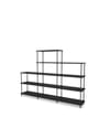 Montana - Sistema di scaffalature - Montana Free 342000 - Frame: Black - 167 Ruby