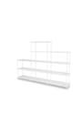 Montana - Sistema di scaffalature - Montana Free 342000 - Frame: New White - 167 Ruby